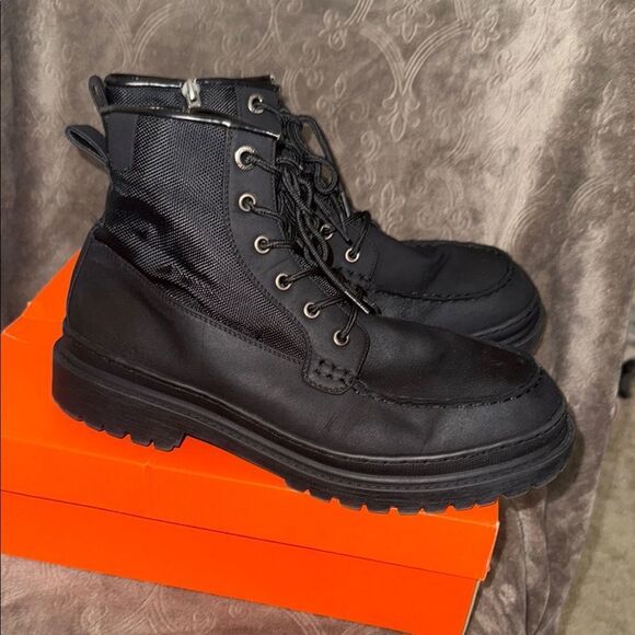 Steve Madden Black Men's Boots - Picture 1 of 10
